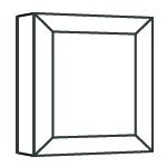 Storm Over La Piedra Lumbre Framed Print