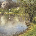 April at the Homestead Pond